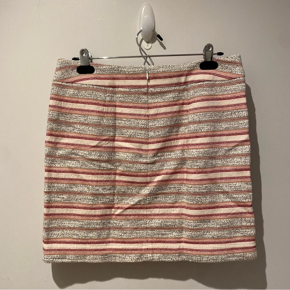Ann Taylor LOFT Woven Striped Mini Skirt - Picture 3 of 4